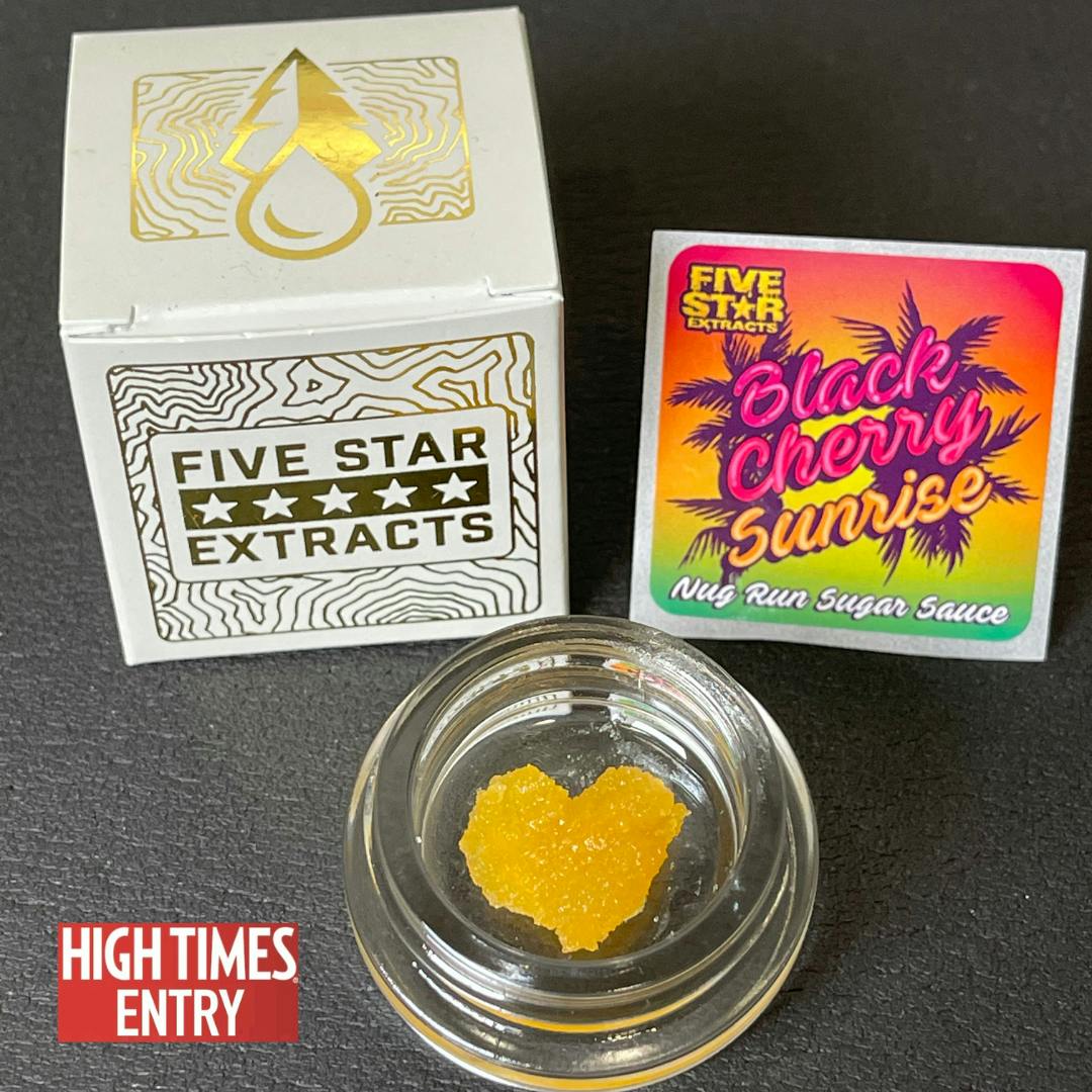 Five Star Extracts: Black Cherry Sunrise - 1 Gram Nug Run Sugar Sauce