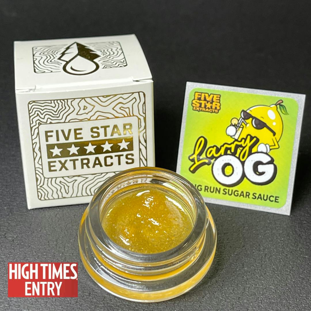 Five Star Extracts: Larry OG - 1 Gram Nug Run Sugar Sauce