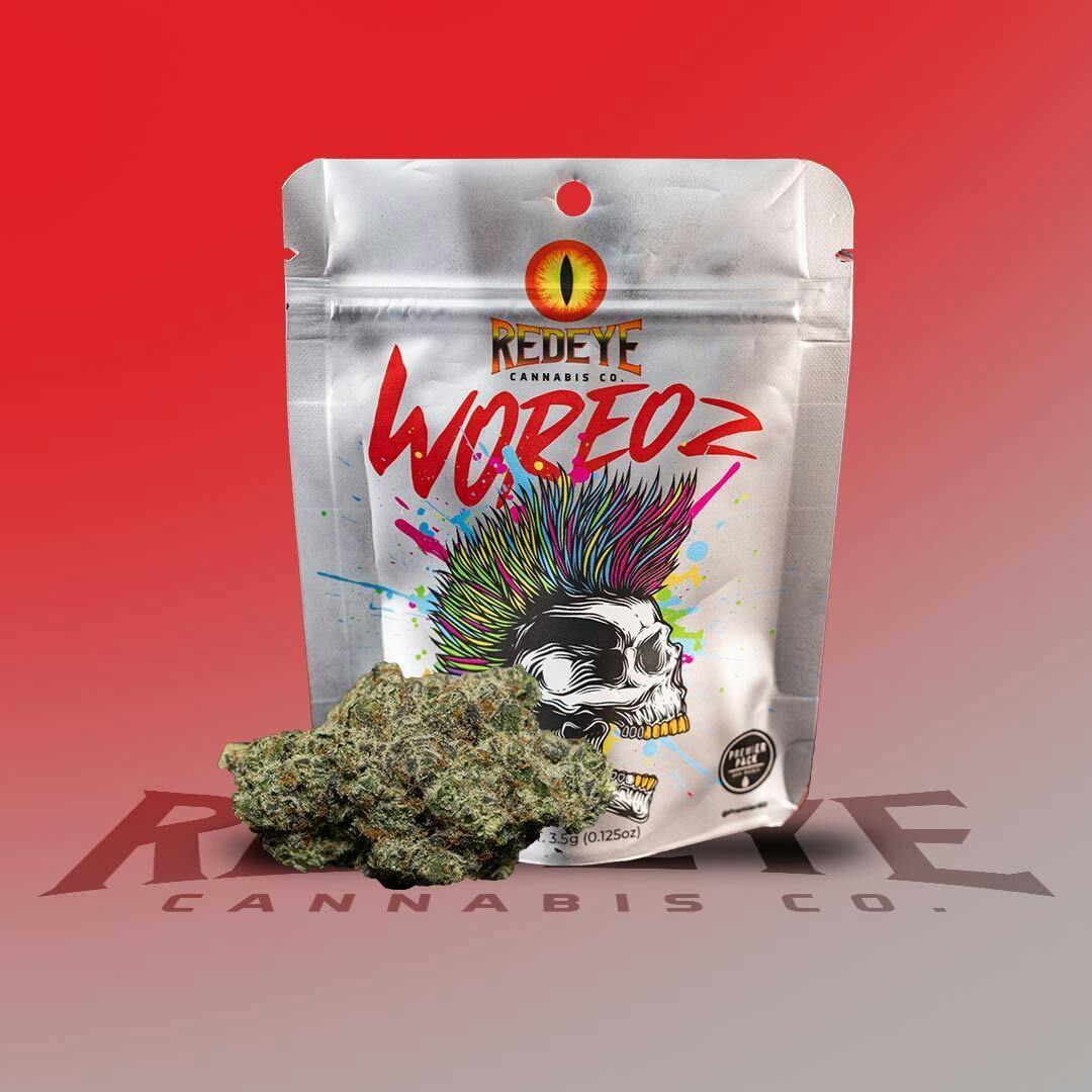 Redeye Cannabis: WOREOZ 3.5g Package