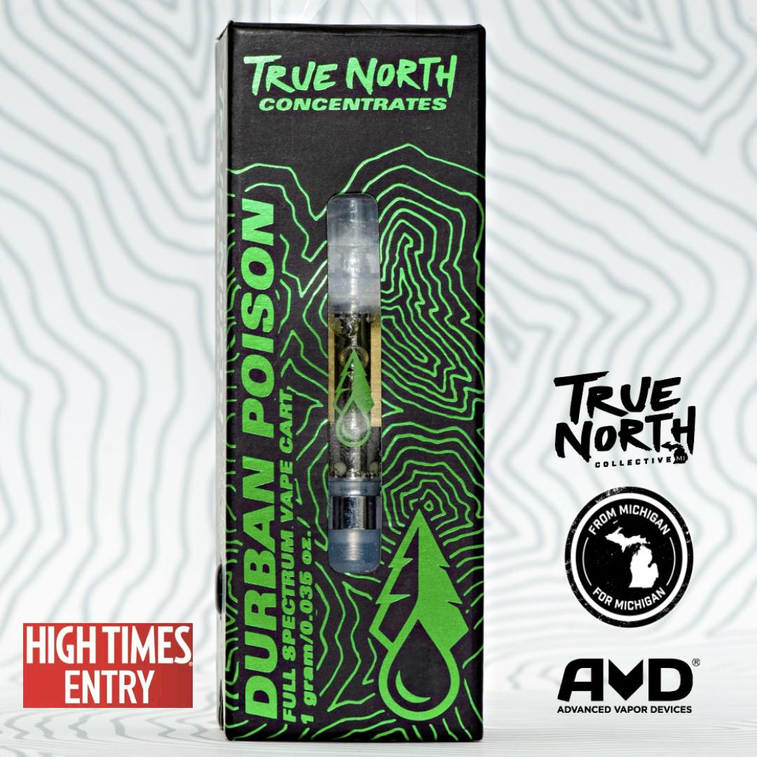 True North Collective: Durban Poison - 1g Cannabis Terpene Vape Cart