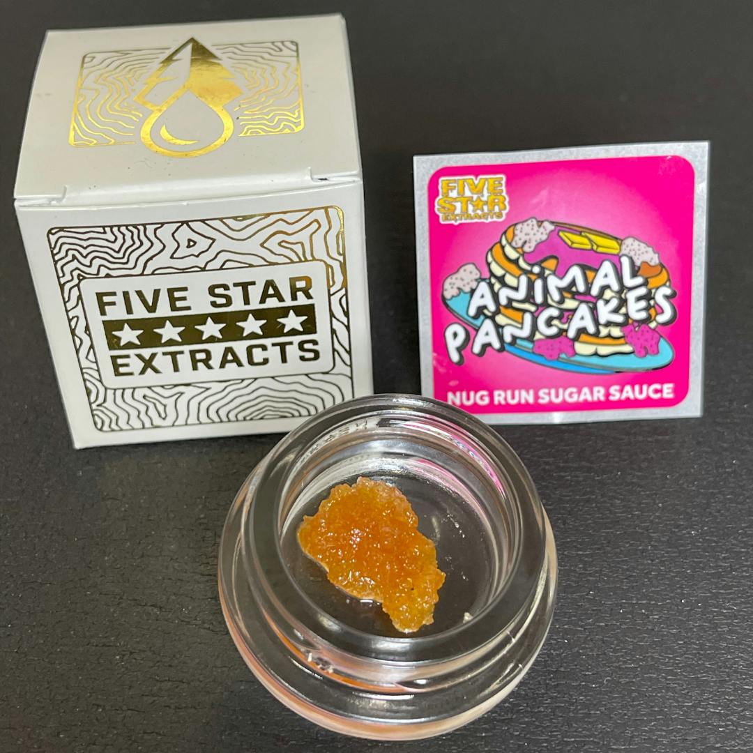 Five Star Extracts: Animal Pancakes- 1 Gram Nug Run Sugar Sauce