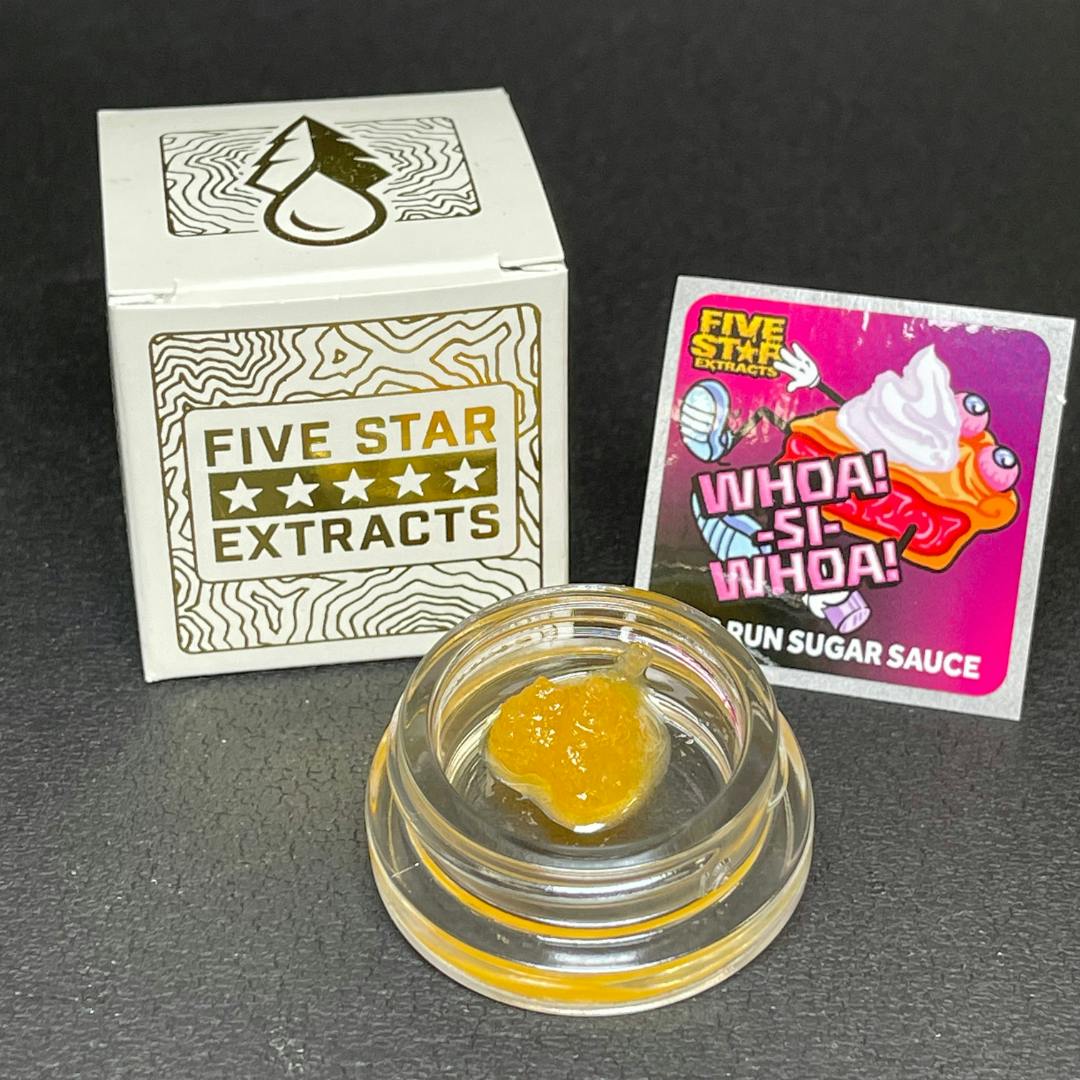 Five Star Extracts: Whoa-Si-Whoa - 1 Gram Nug Run Sugar Sauce