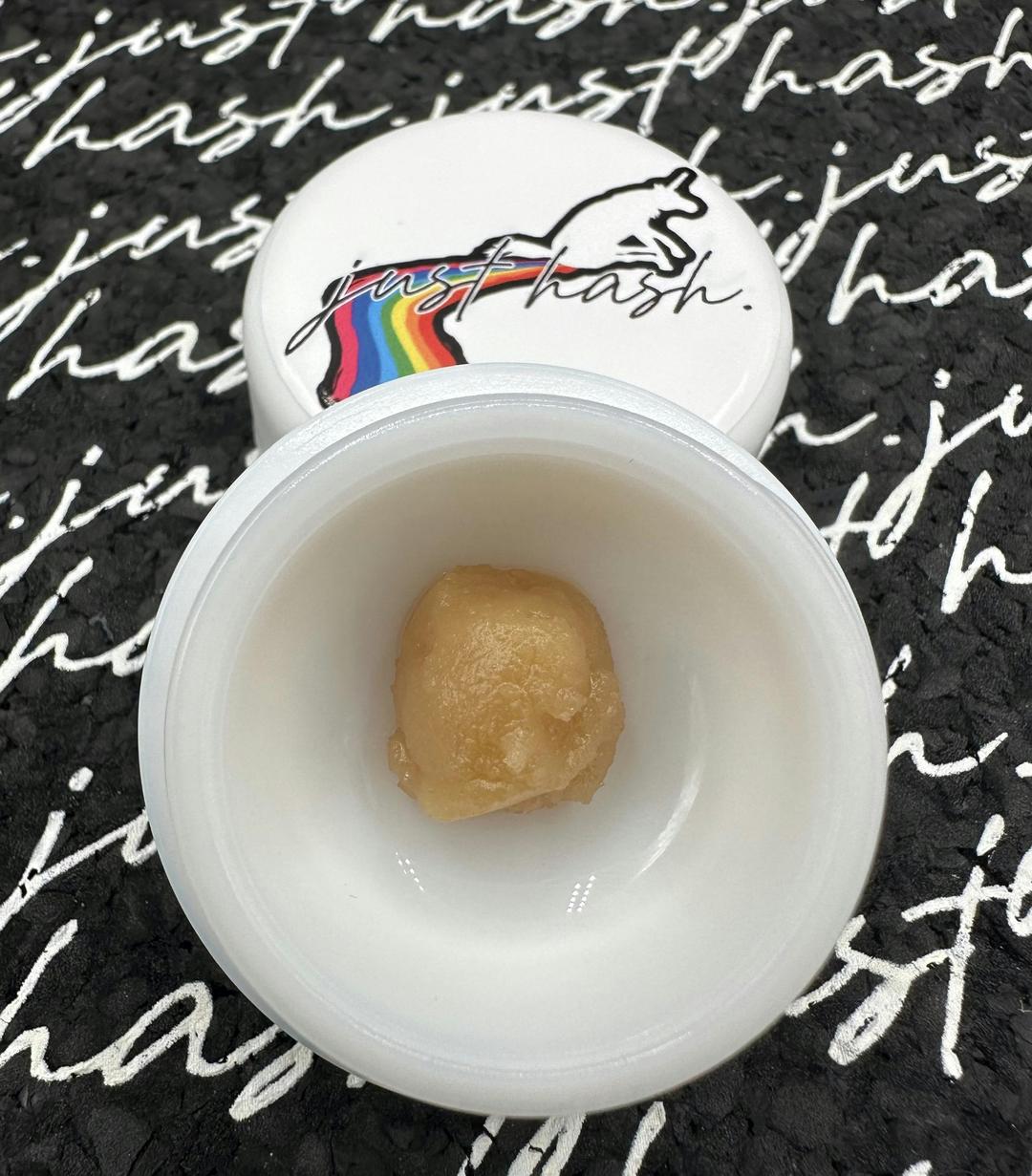 Just Hash - Unicorn Poop #1 Live Rosin Badder 1g