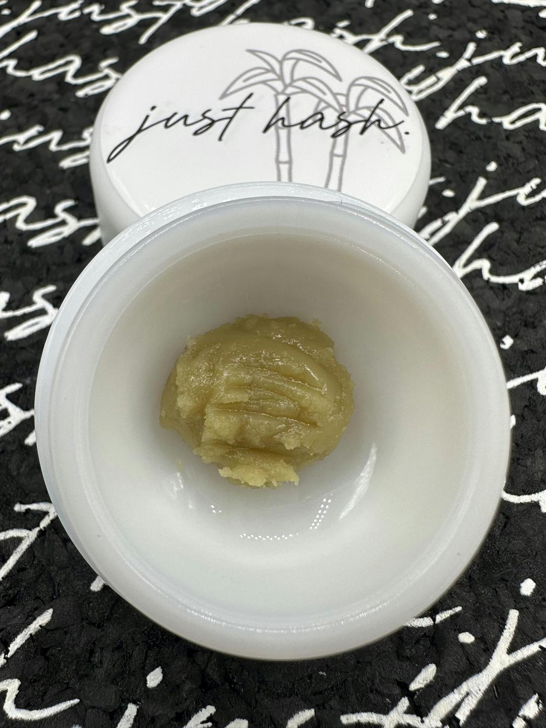 Just Hash - Deluxe Sugar Cane Live Rosin Badder 1g