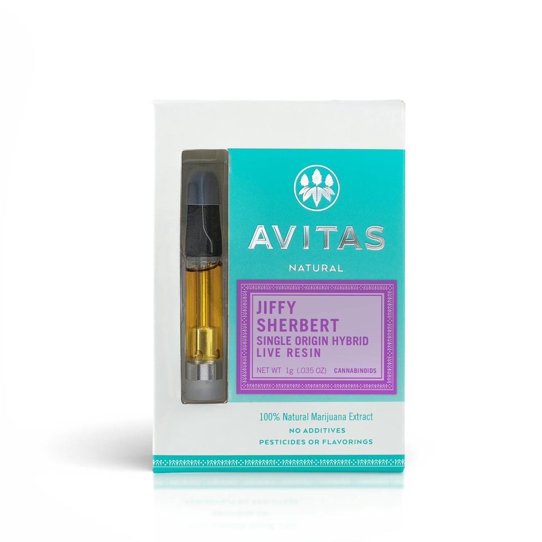 Jiffy Sherbert Live Resin Cartridge 1g