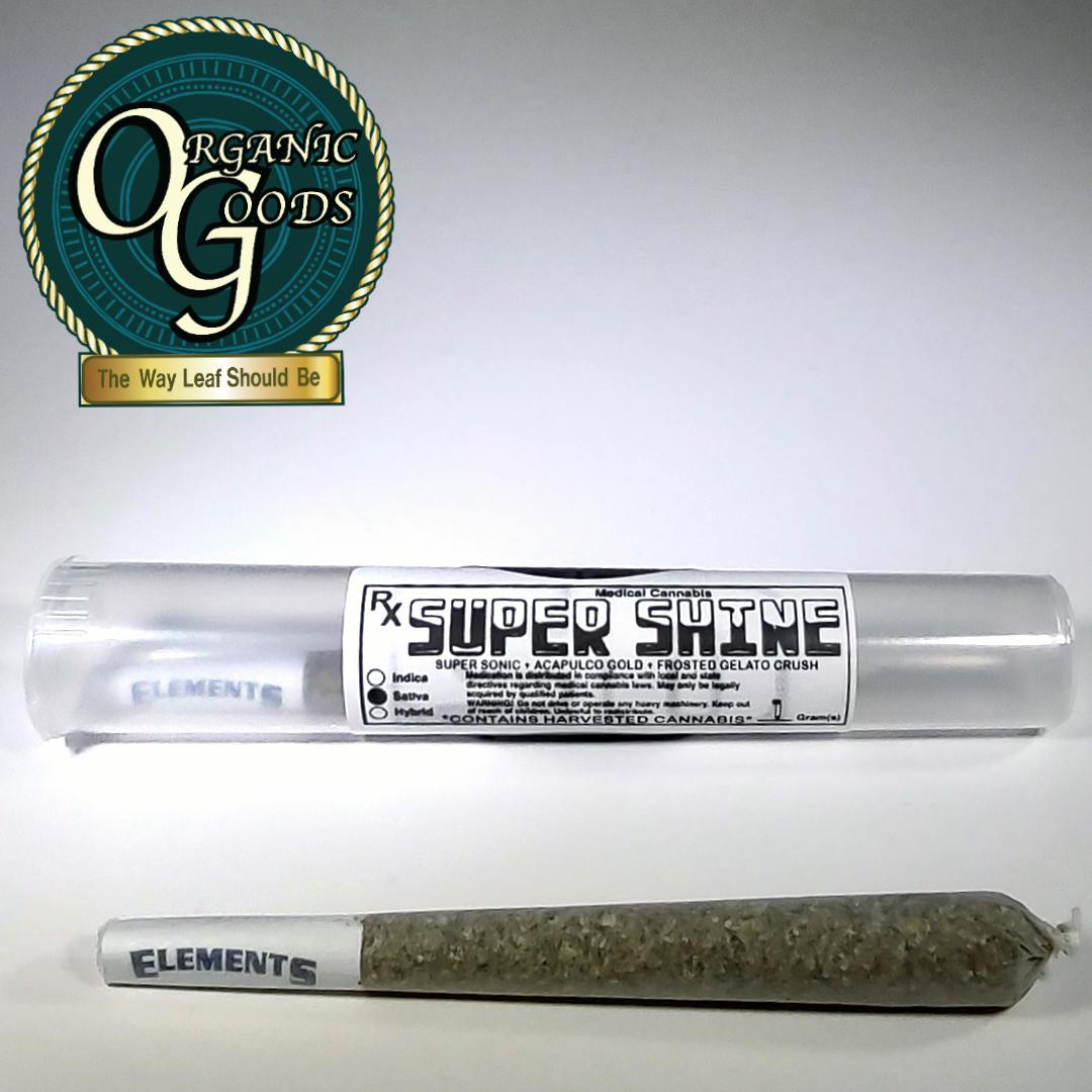 Organic Goods Pre-Roll Super Shine 1 G