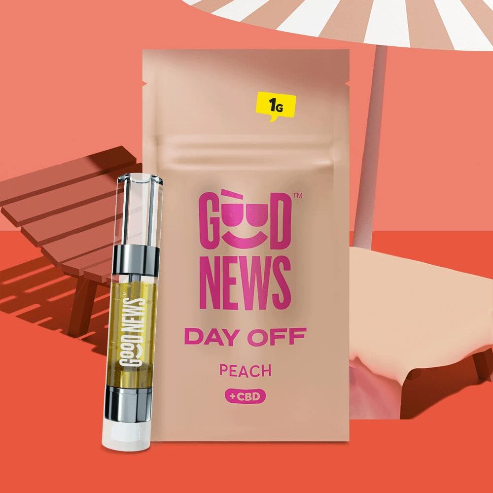 Day Off Peach | Hybrid Cartridge with CBD [1g]