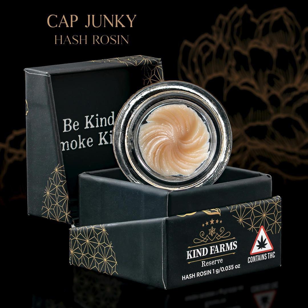 Cap Junky Live Hash Rosin - Kind Farms Reserve