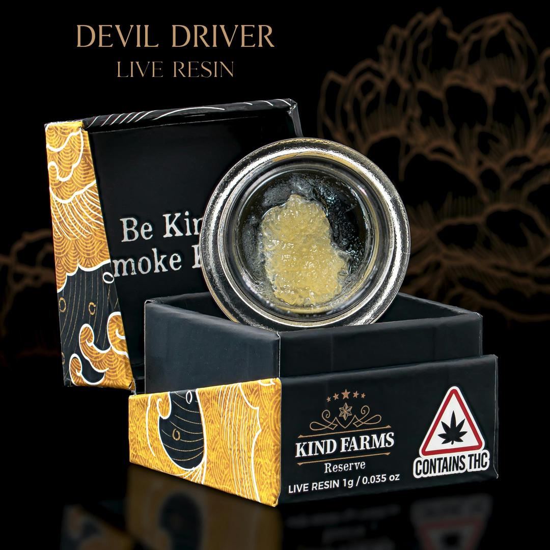 Devil Driver Live Resin - Kind Farms Reserve