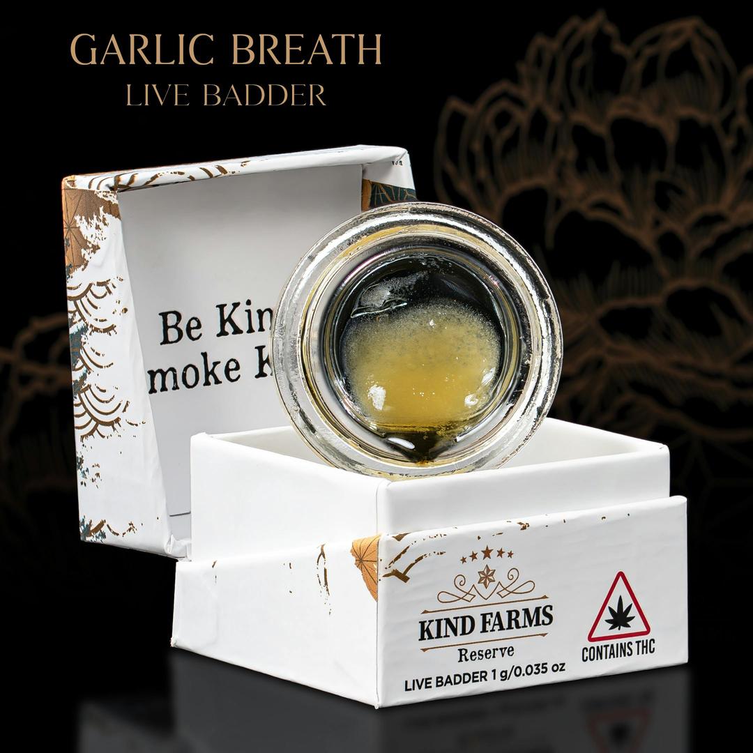 Garlic Breath Live Badder - Kind Farms Reserve
