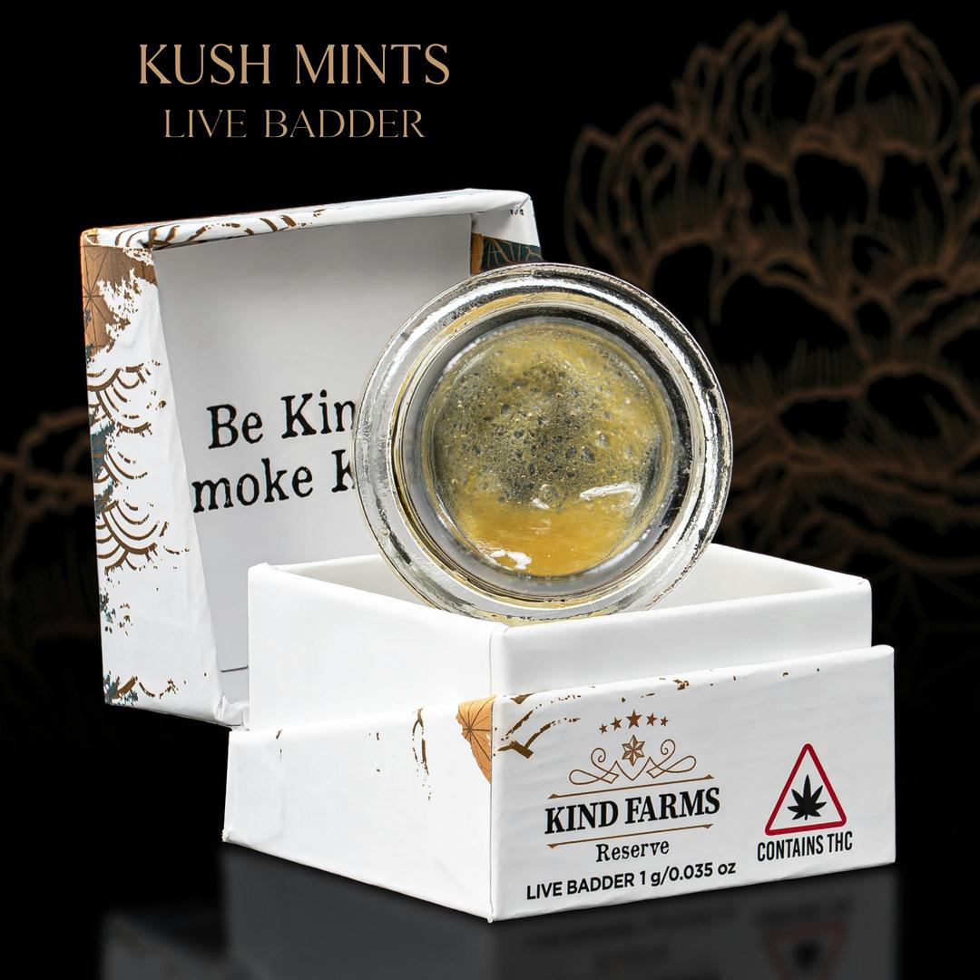 Kush Mints Live Badder - Kind Farms Reserve
