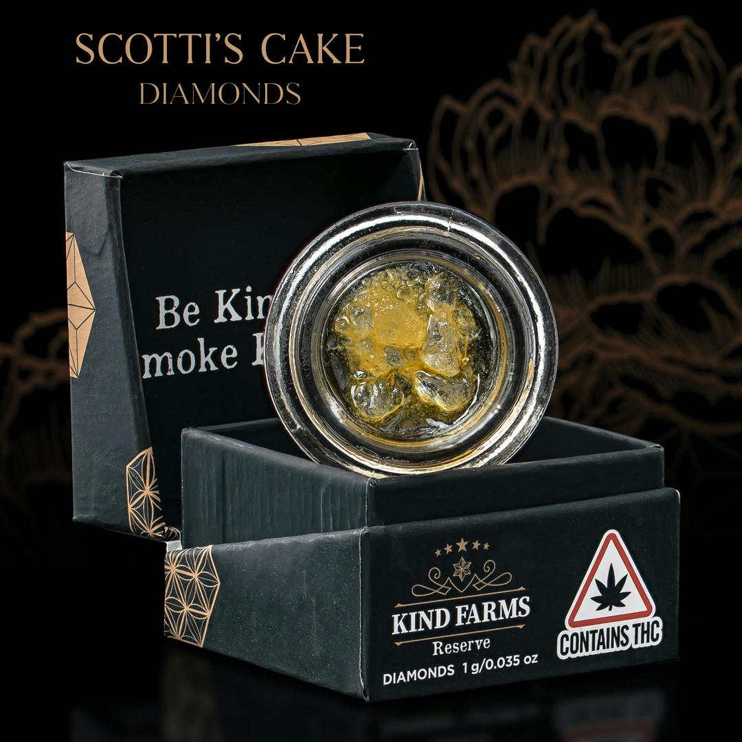 Scotti's Cake Live Diamonds and Sauce - Kind Farms Reserve