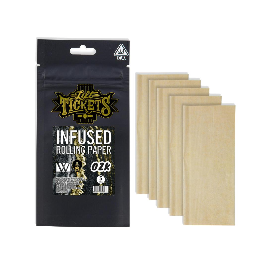 OZK Live Resin Infused Rolling Paper - 5 pack
