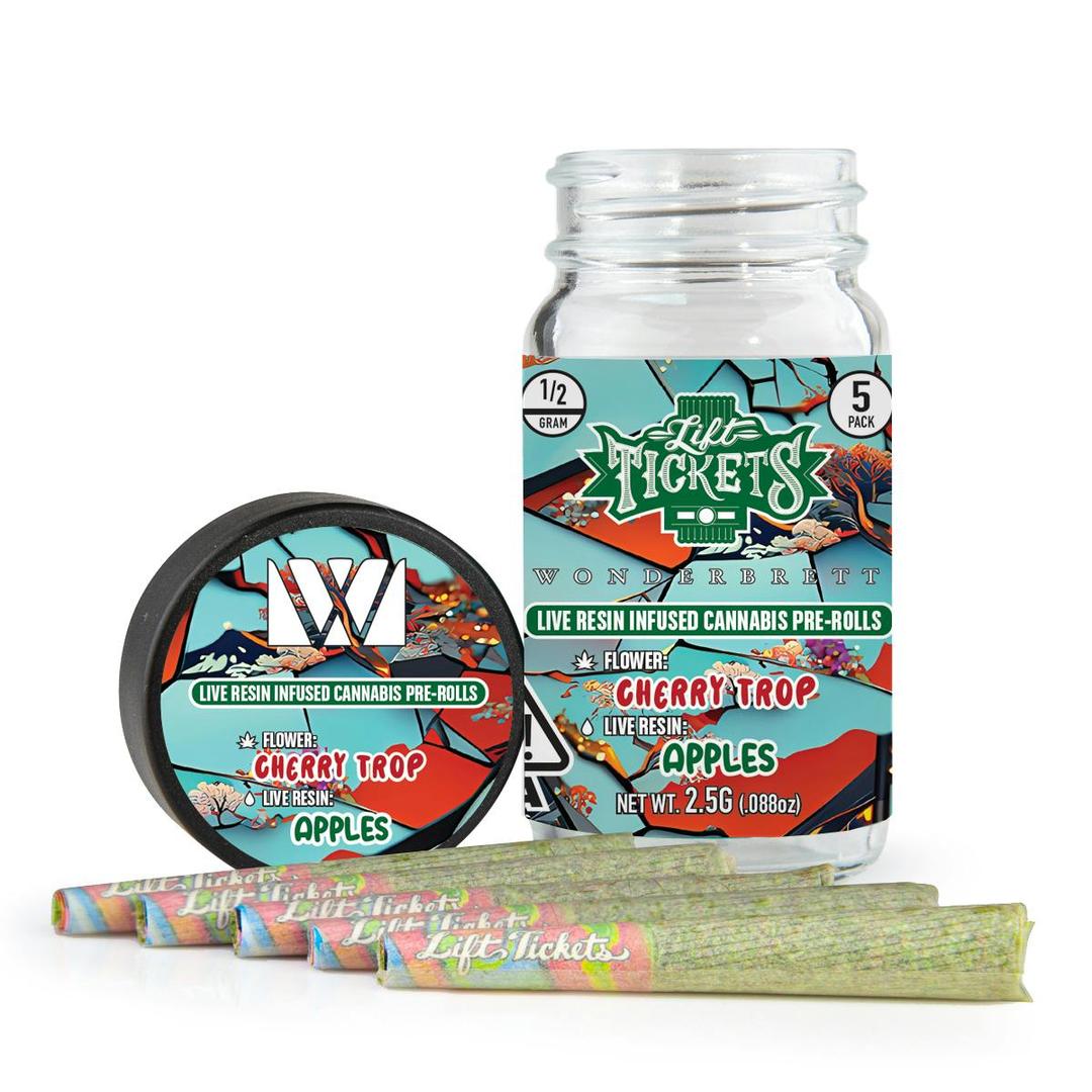 Cherry Trop x Apples - Infused Pre-Roll 5-Pack