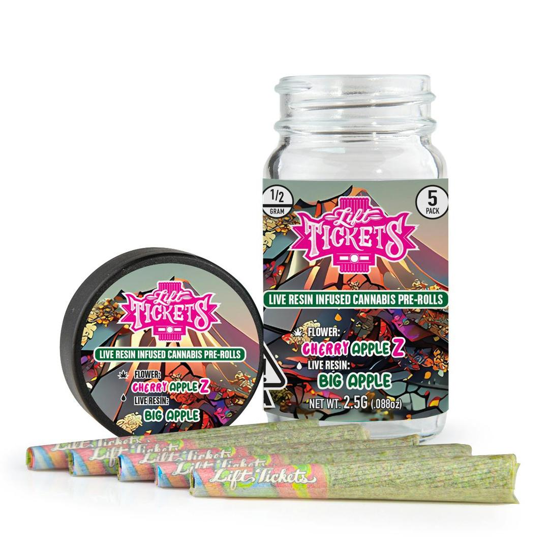 Cherry Apple Z x Big Apple - Infused Pre-Roll 5-Pack