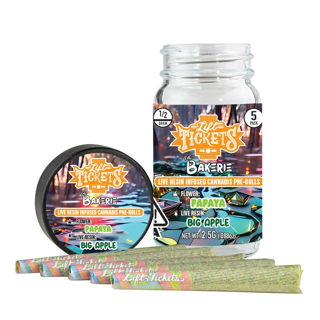 Papaya x Big Apple - Infused Pre-Roll 5-Pack