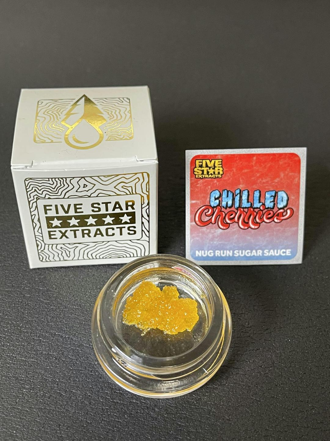 Five Star Extracts: Chilled Cherries - 1 Gram Nug Run Sugar Sauce