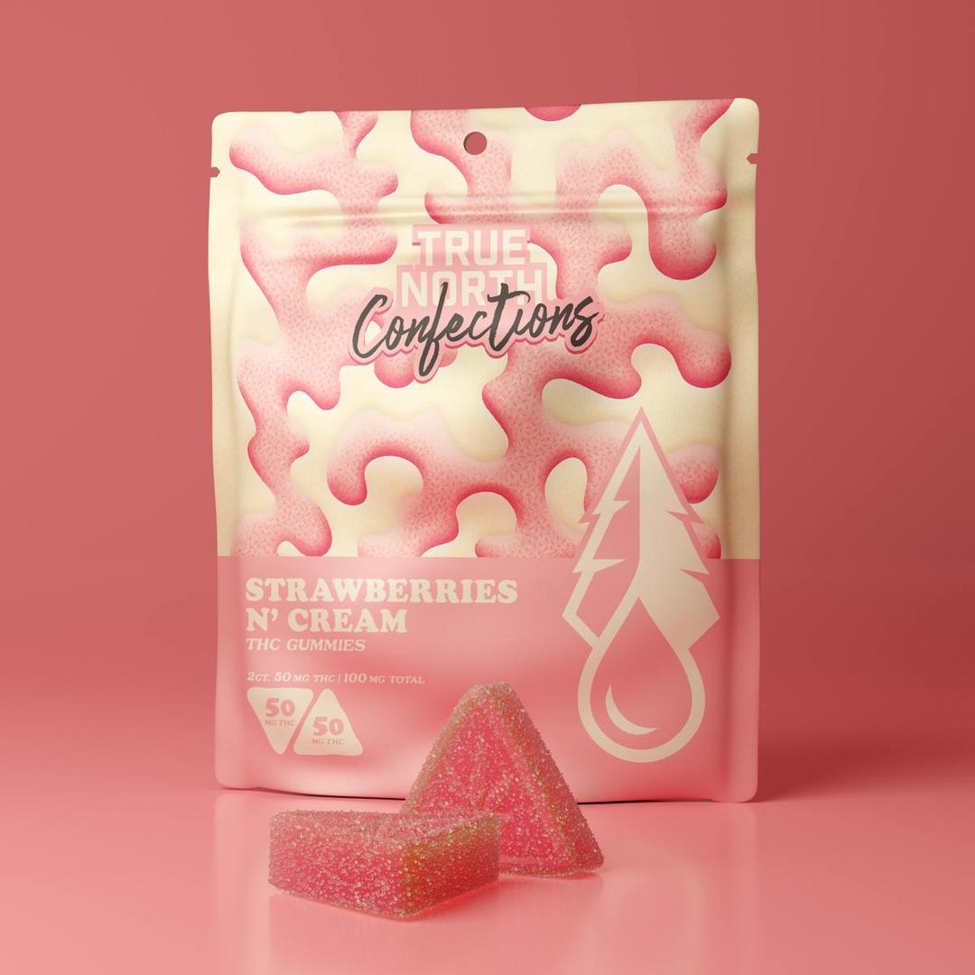 *NEW* True North Collective: Strawberries N' Cream Gummies 100mg
