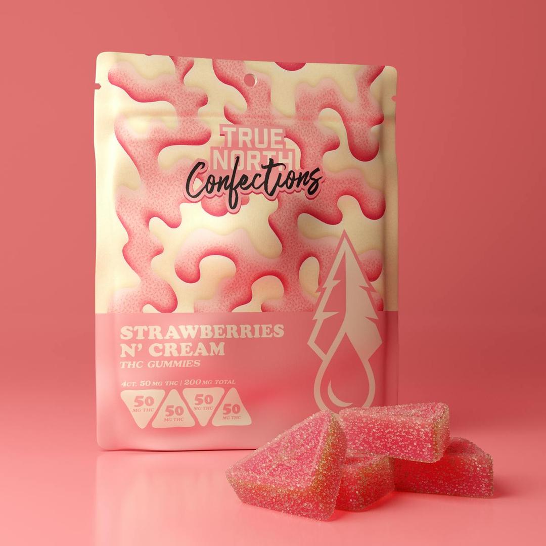 *NEW* True North Collective: Strawberries N' Cream Gummies 200mg