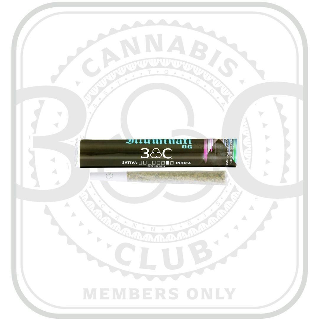 3C | Illuminati OG Preroll - 1g (Members Only Pricing)