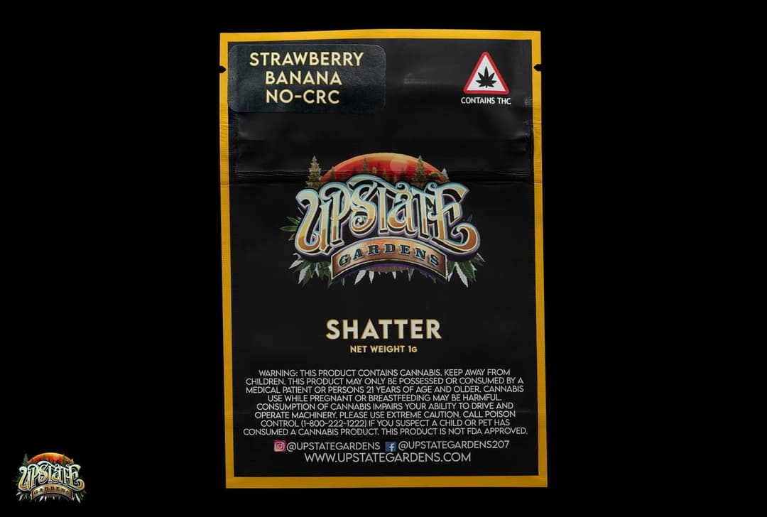 Shatter: 1g - Strawberry Banana - NO-CRC