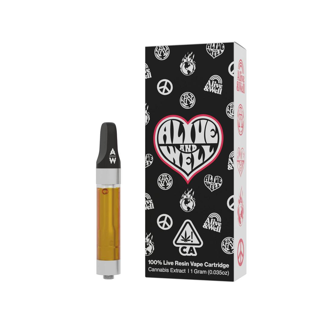 Red Velvet - 100% Live Resin Vape Cartridge - 1g