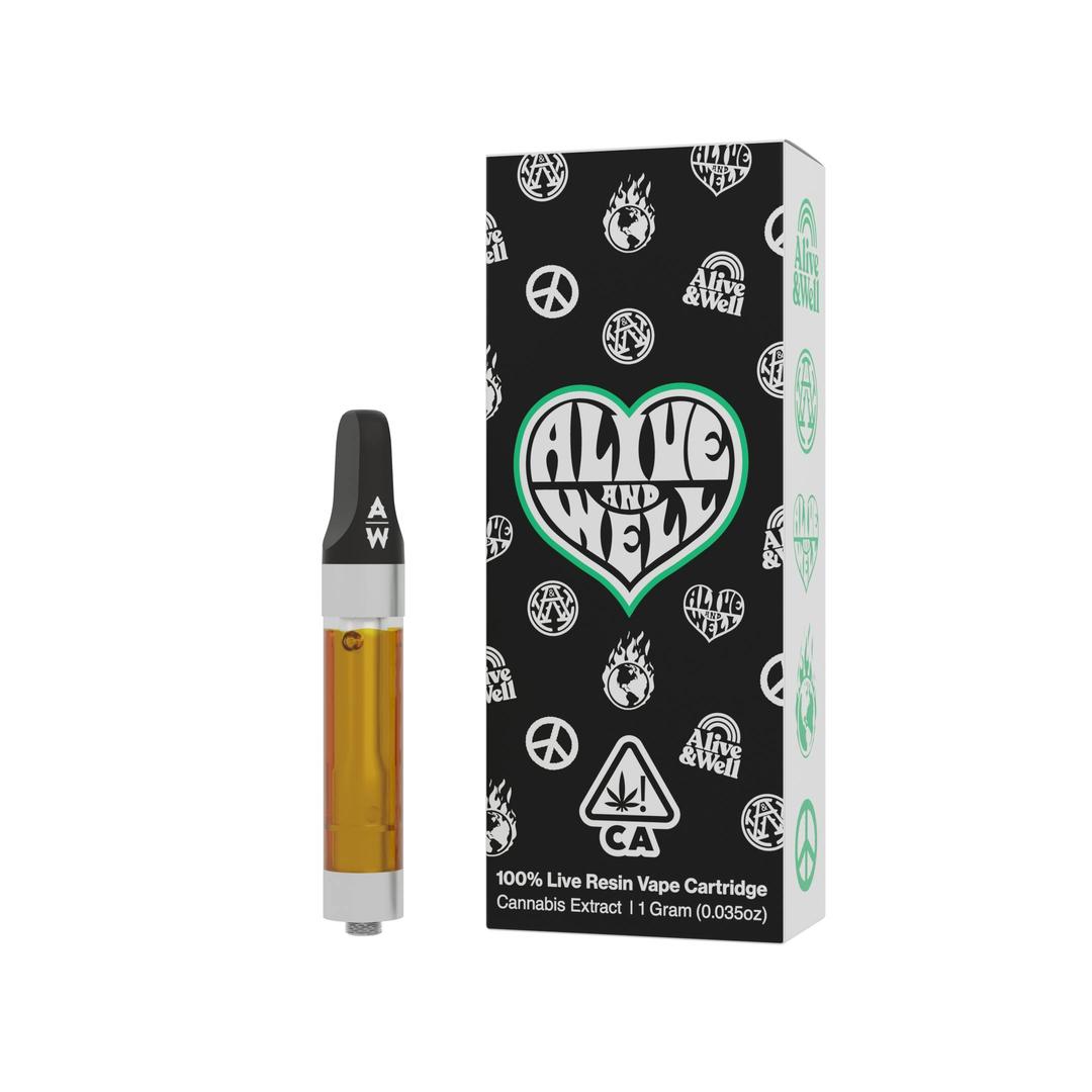 Banana Punch - 100% Live Resin Vape Cartridge - 1g