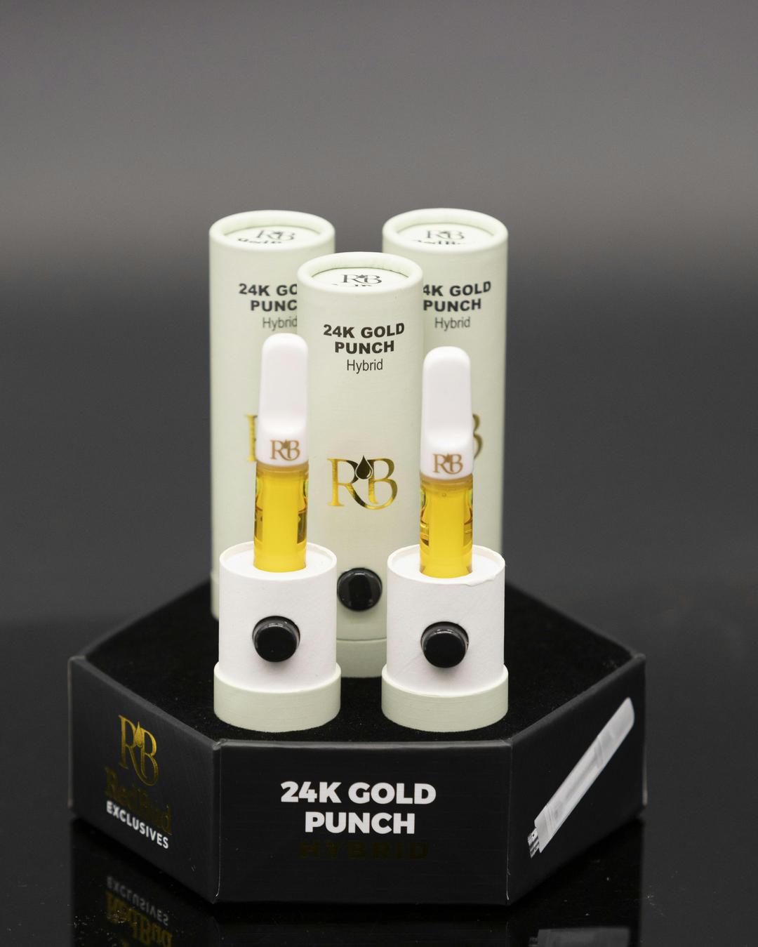 RedBud 1G Exclusive Carts - 24K Gold Punch