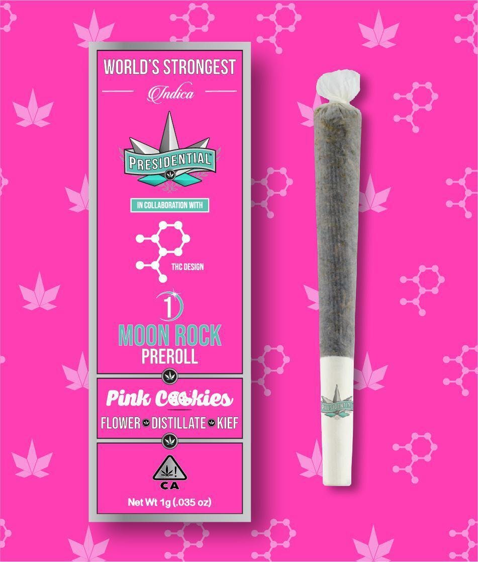 Presidential Moon Rock Preroll - Pink Cookies (1g)