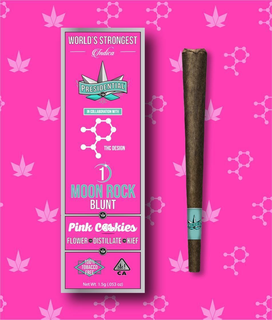Presidential x THC Design Moon Rock Blunt - Pink Cookies