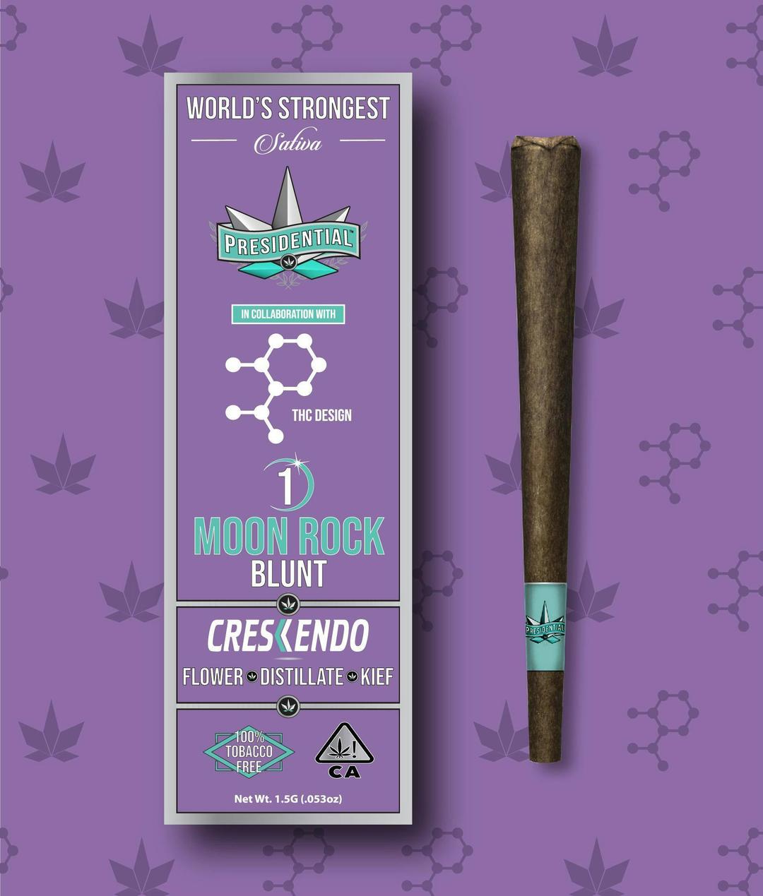 Presidential x THC Design Moon Rock Blunt - Crescendo