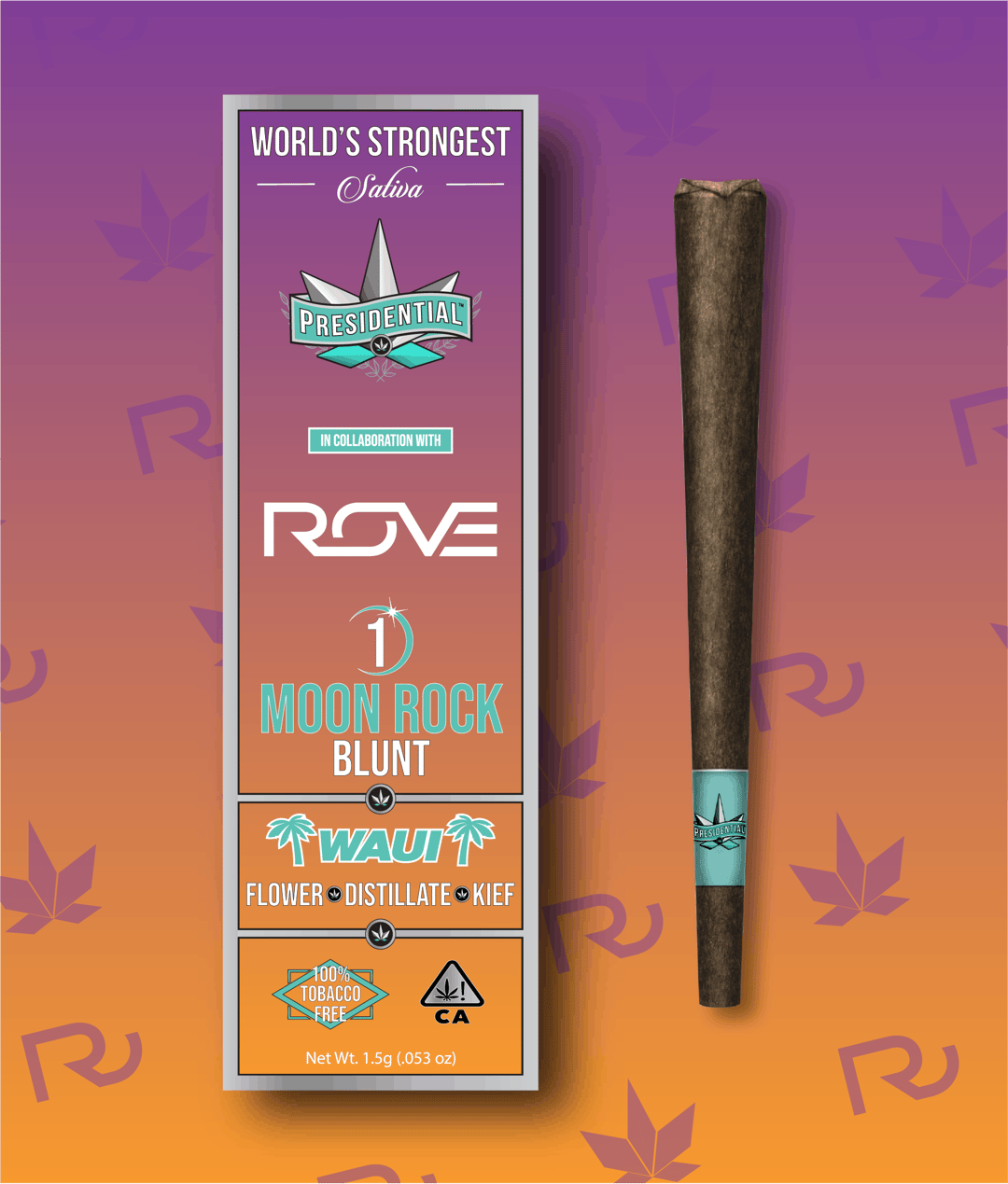Presidential x Rove Moon Rock Blunt - Waui