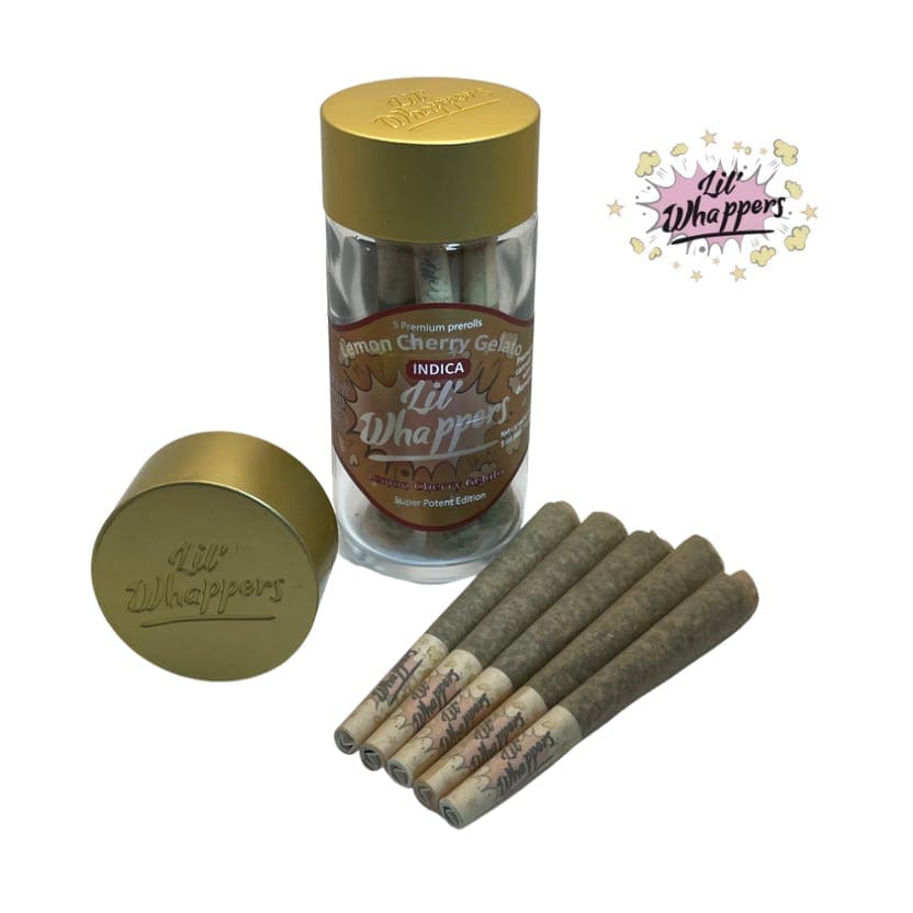 Lil Whappers lemon cherry gelato pack of 5