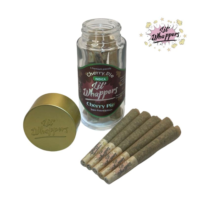 Lil whappers infused prerolls cherry pie pack of 5