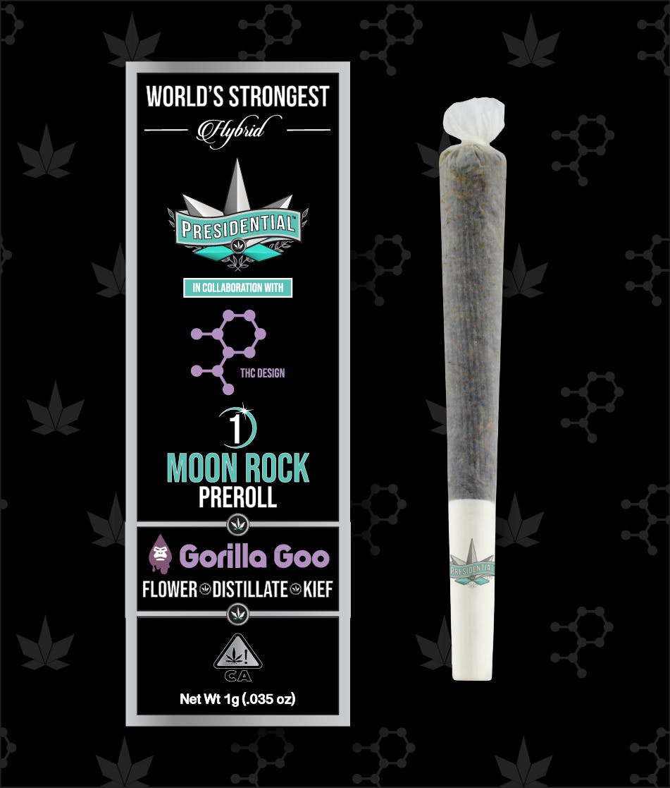 Presidential Moon Rock Preroll - Gorilla Goo (1g)