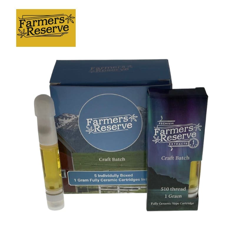 Farmers Reserve ||Kush Mints|| 1 gram cartridge