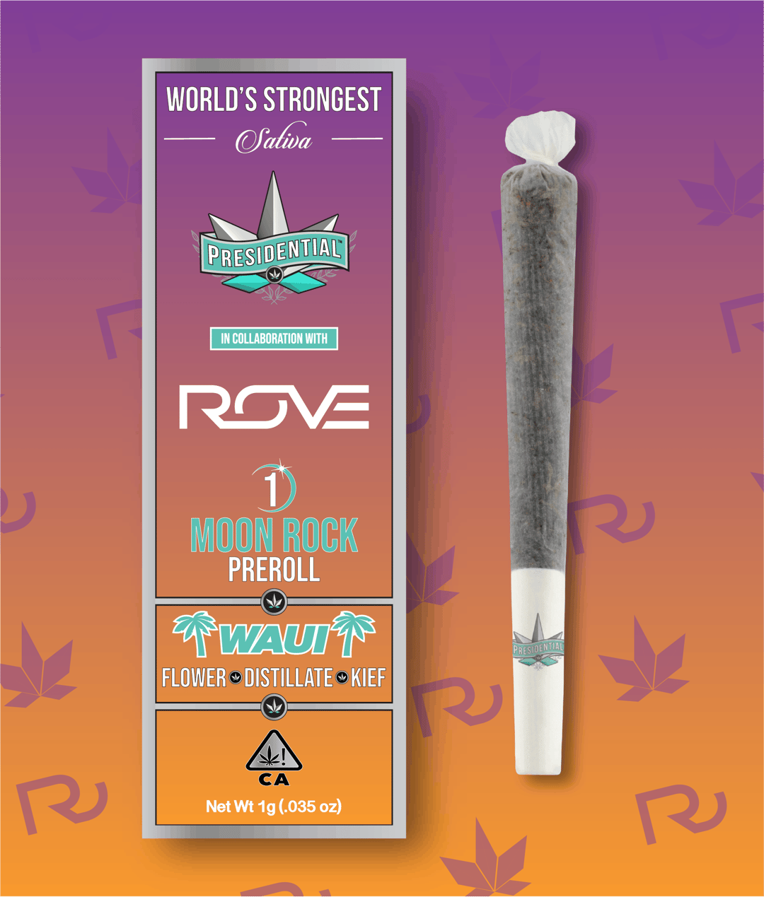 Presidential Moon Rock Preroll - Waui (1g)
