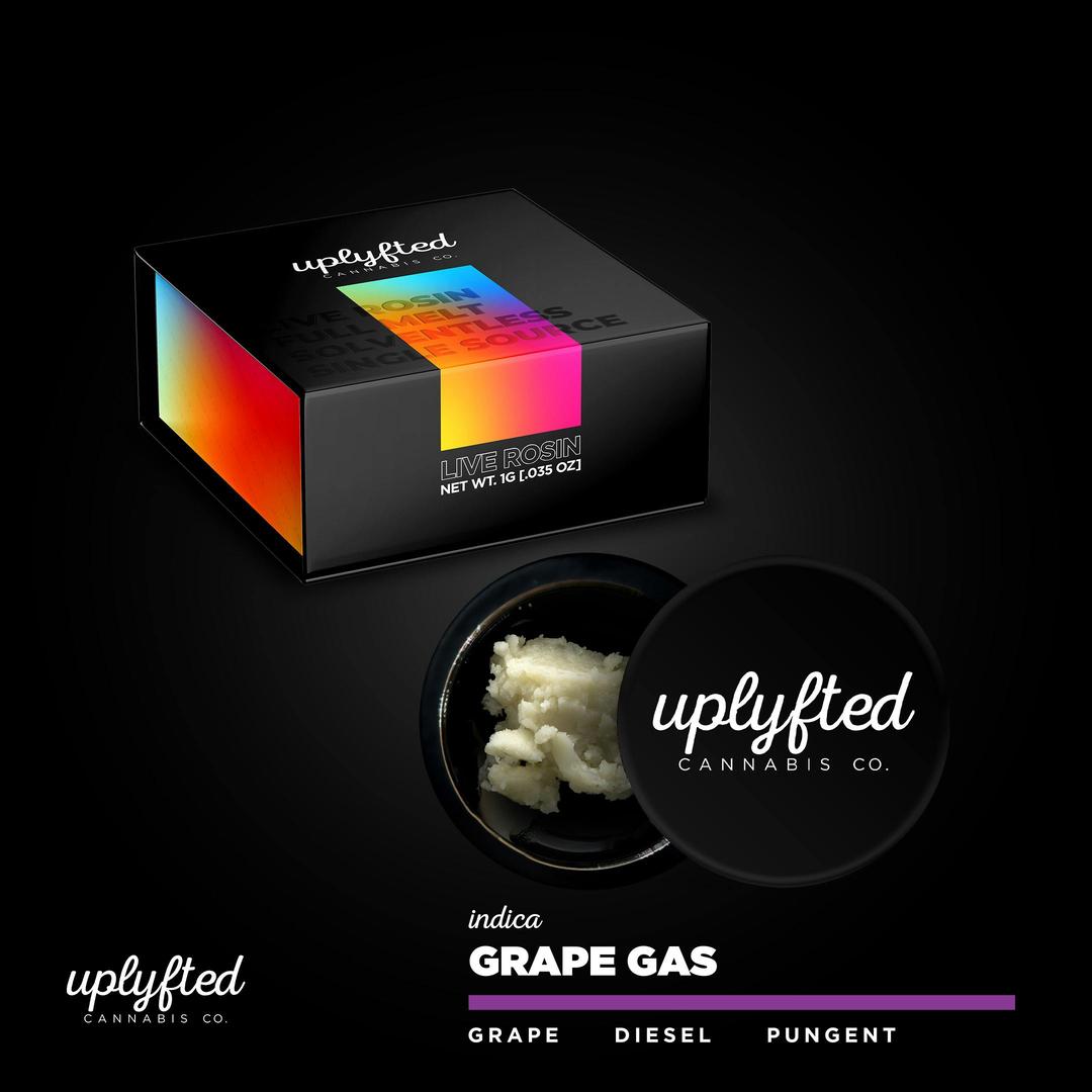 Live Rosin 90u - Grape Gas