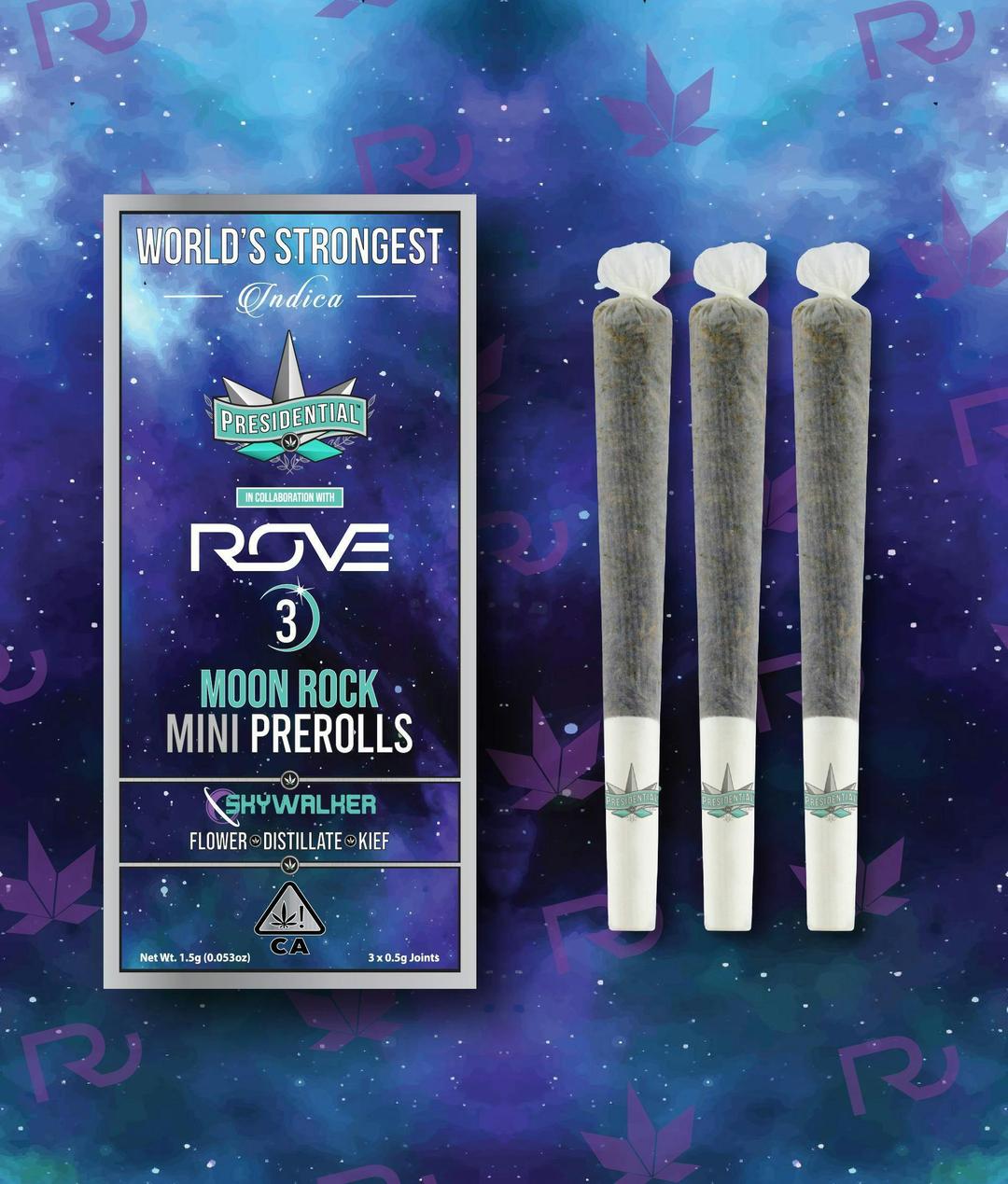 Presidential Pee-Wee Moon Rock Mini Prerolls - Skywalker - (1.5g)