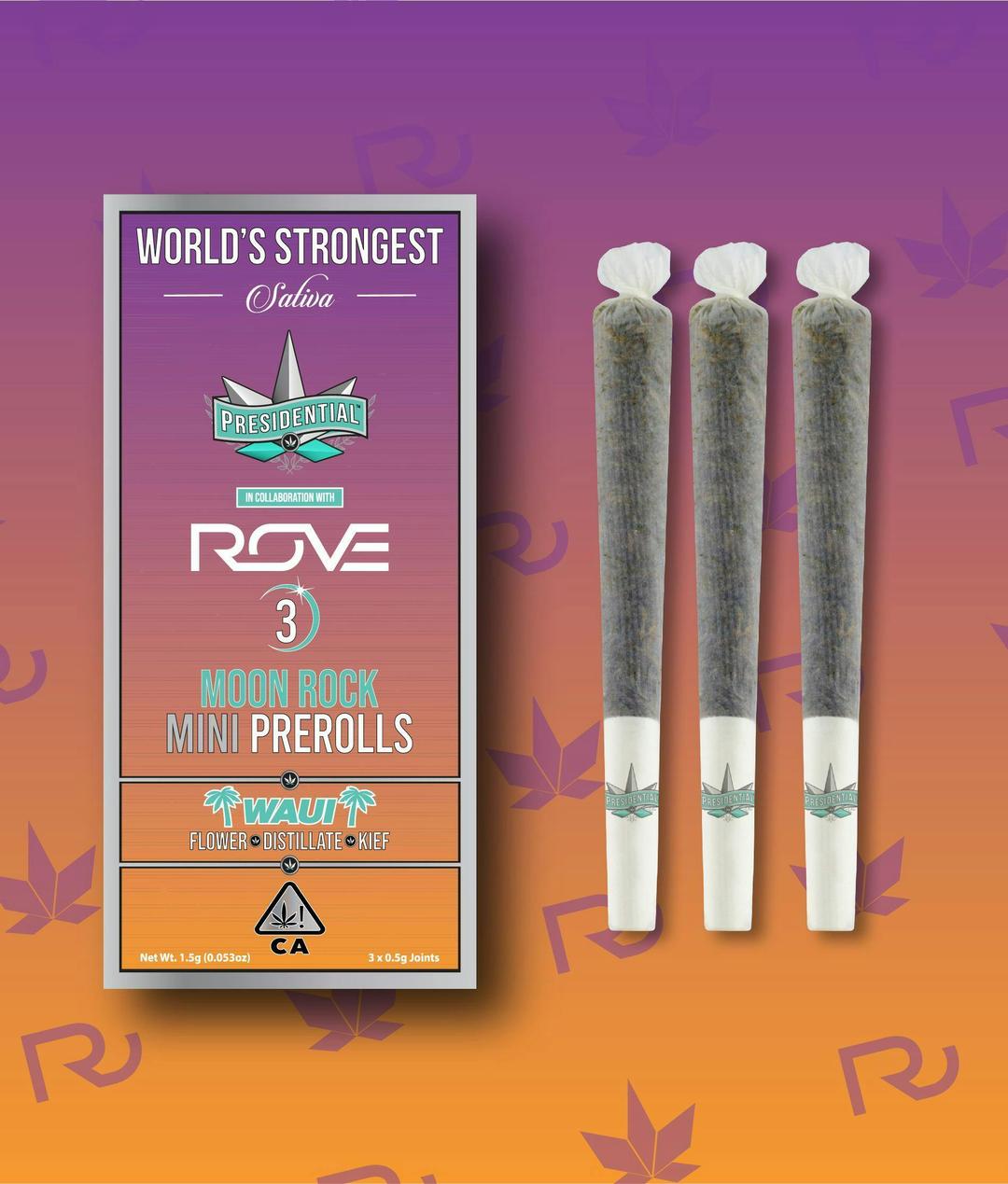 Presidential Pee-Wee Moon Rock Mini Prerolls-Waui- (1.5g)
