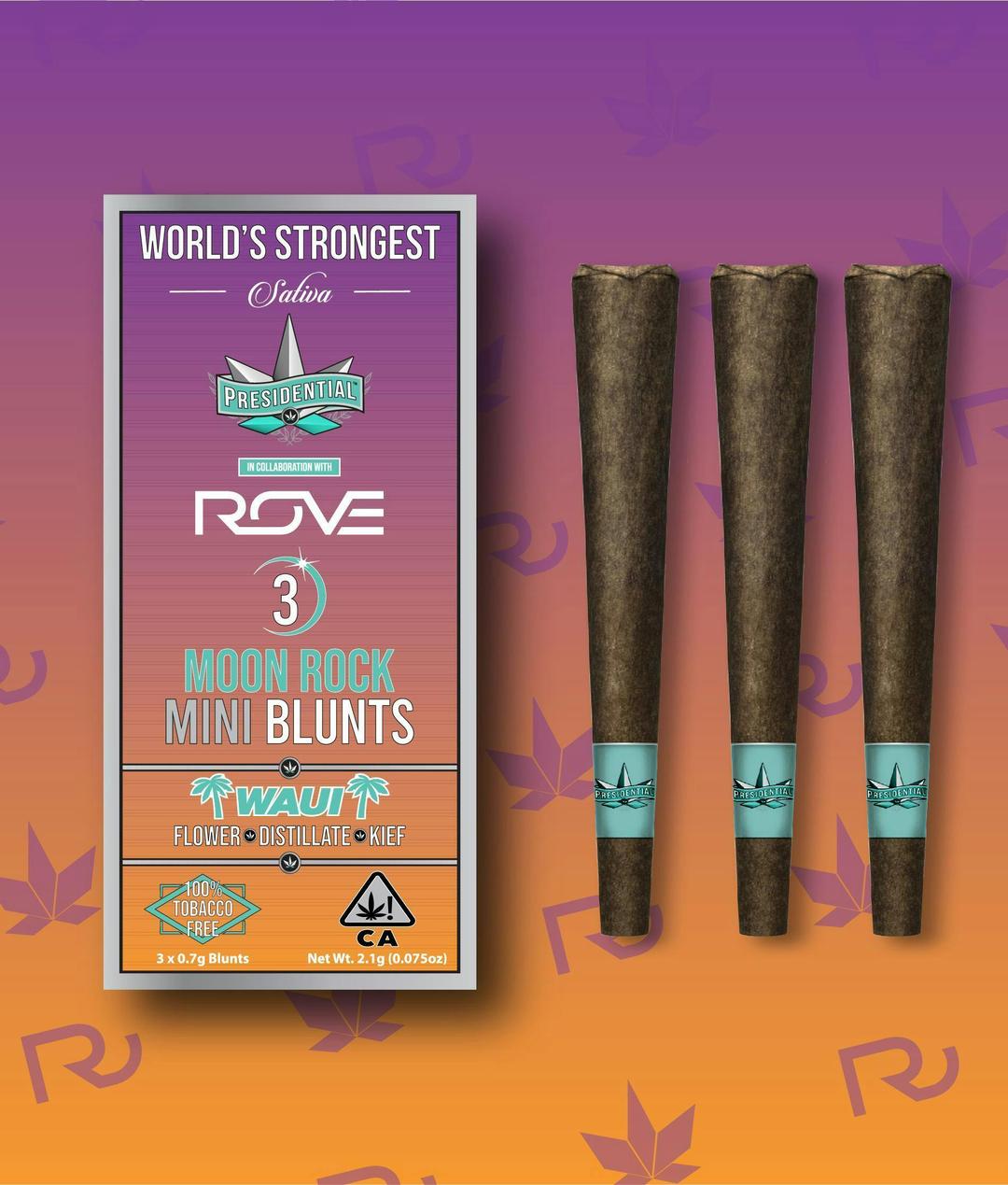 Presidential Pee-Wee Moon Rock Mini Blunts -Waui-(2.1g)