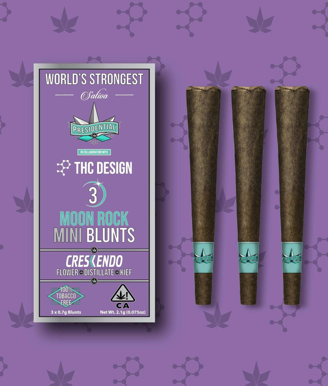 Presidential Pee-Wee Moon Rock Mini Blunts -Crescendo-(2.1g)