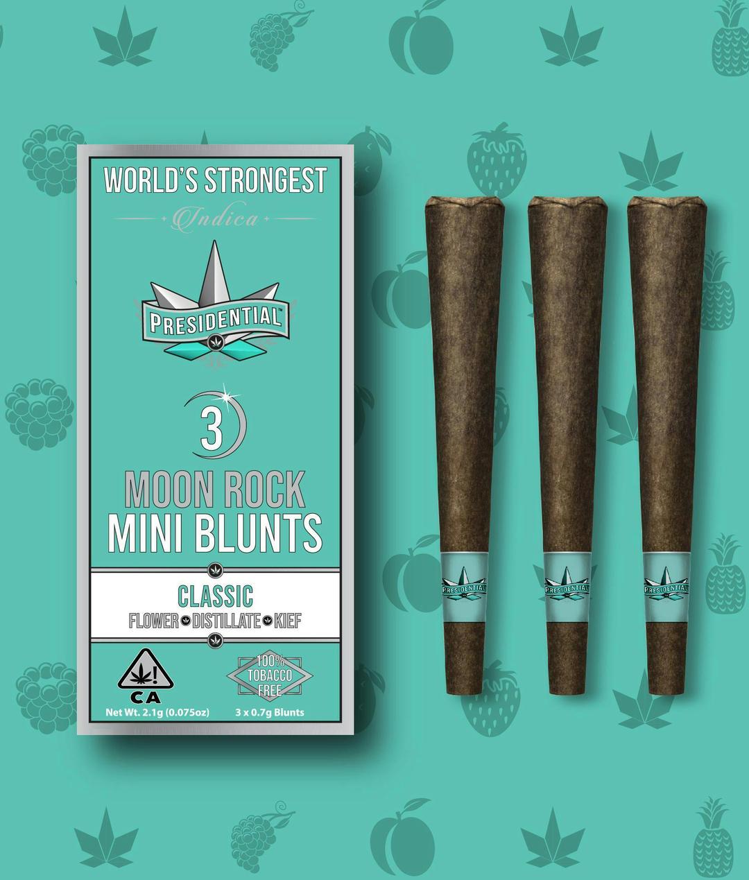Presidential Pee-Wee Moon Rock Mini Blunts-Classic-(2.1g)