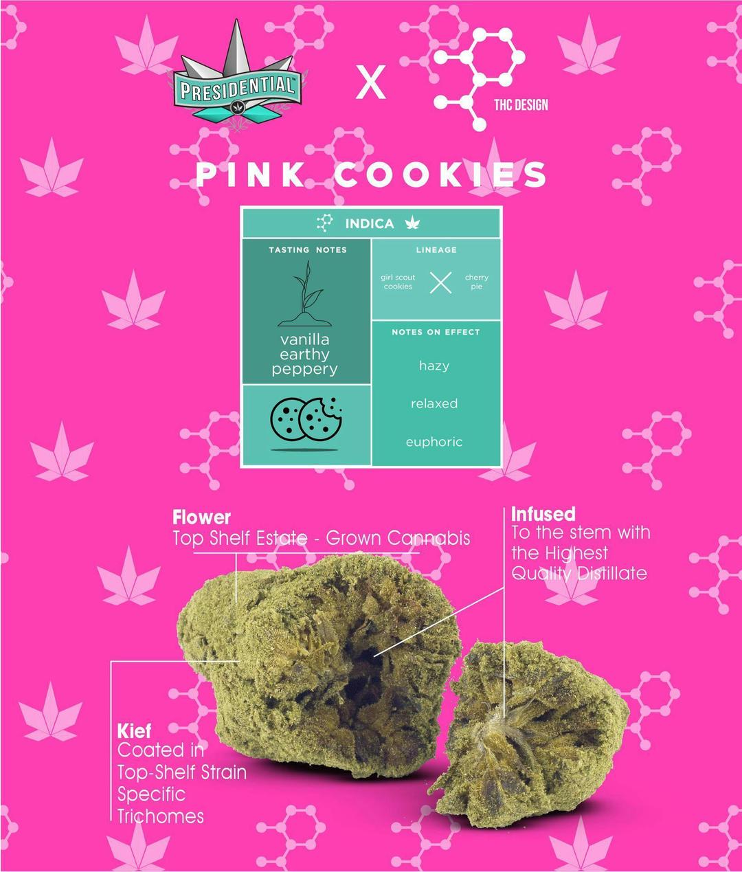 Presidential Moon Rocks - Pink Cookies (1g & 3.5g)