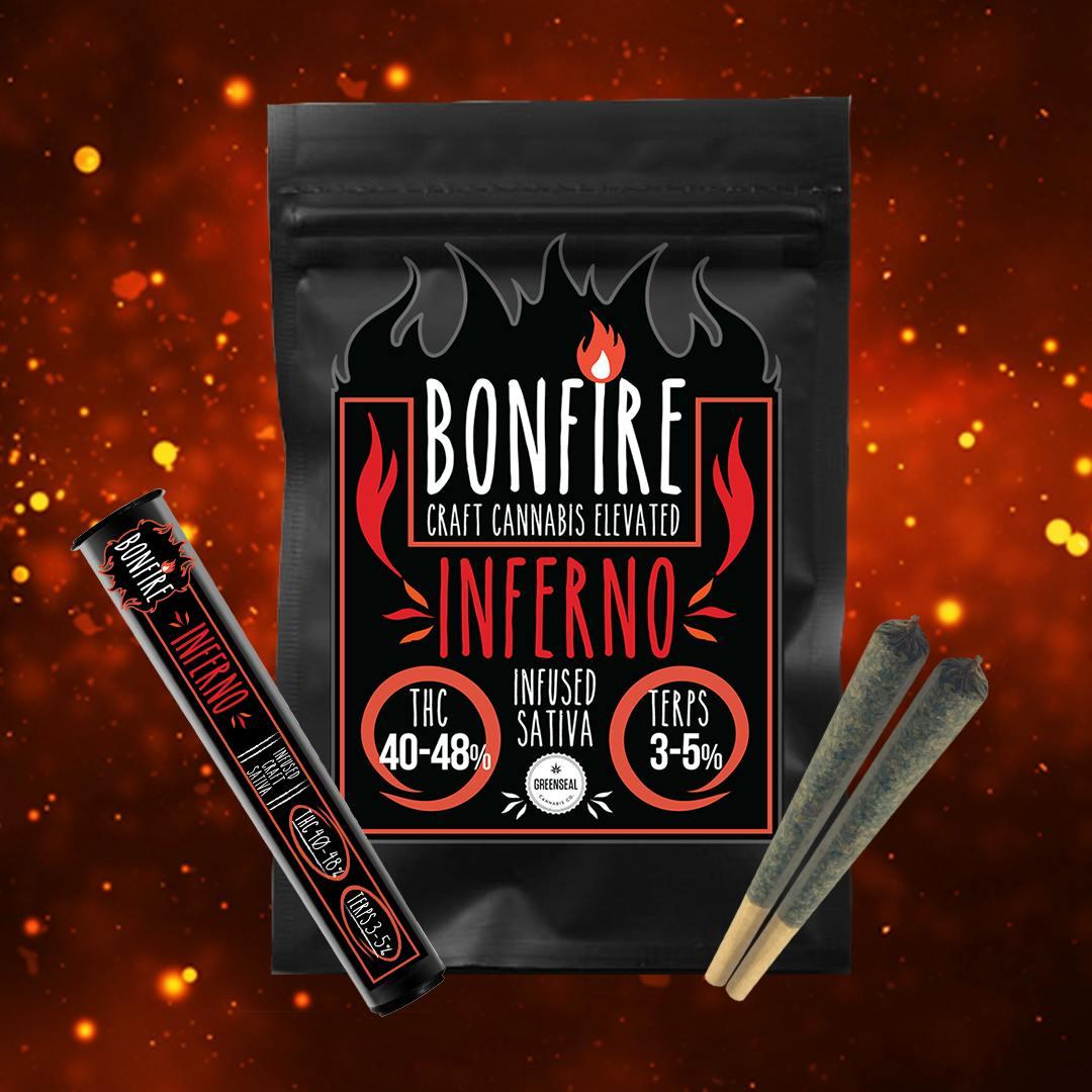 Bonfire Inferno - 2x1g Infused Pre-Rolls - Ontario
