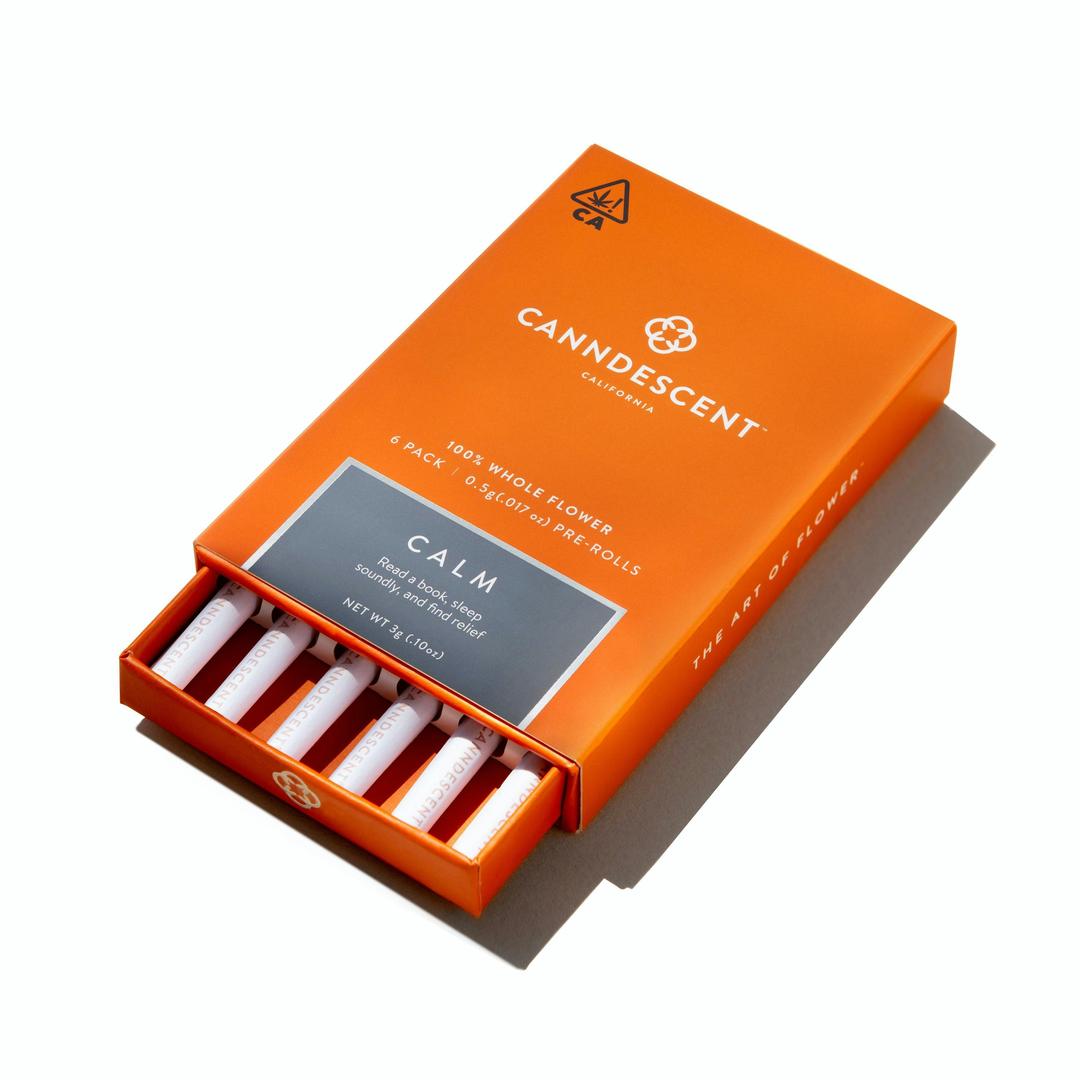 CALM - Pineapple Breeze [.5g 6-Pack Pre-Rolls]