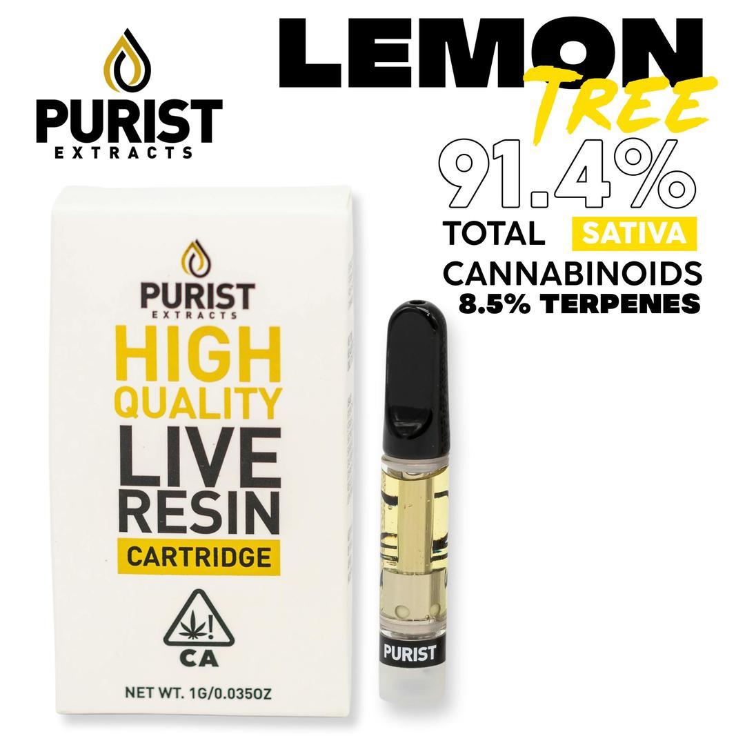 Lemon Tree Live Resin 1G Cartridge