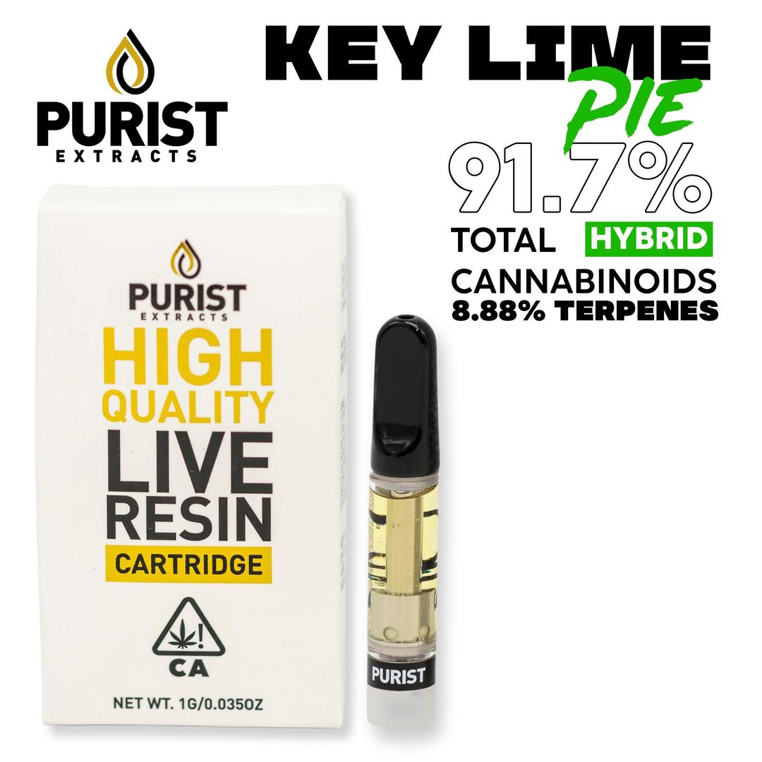 Key Lime Pie Live Resin 1G Cartridge