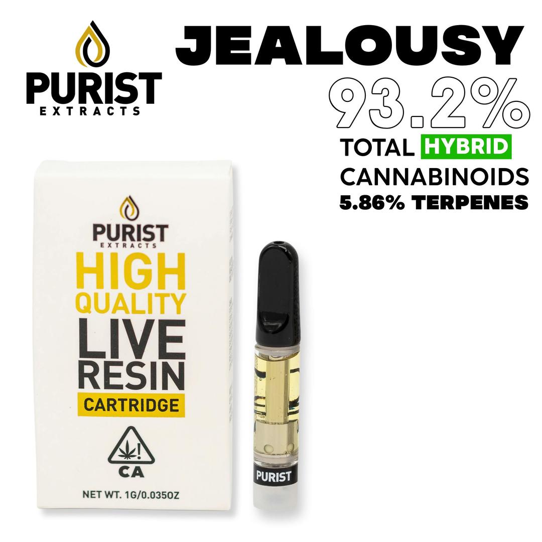 Jealousy Live Resin 1G Cartridge