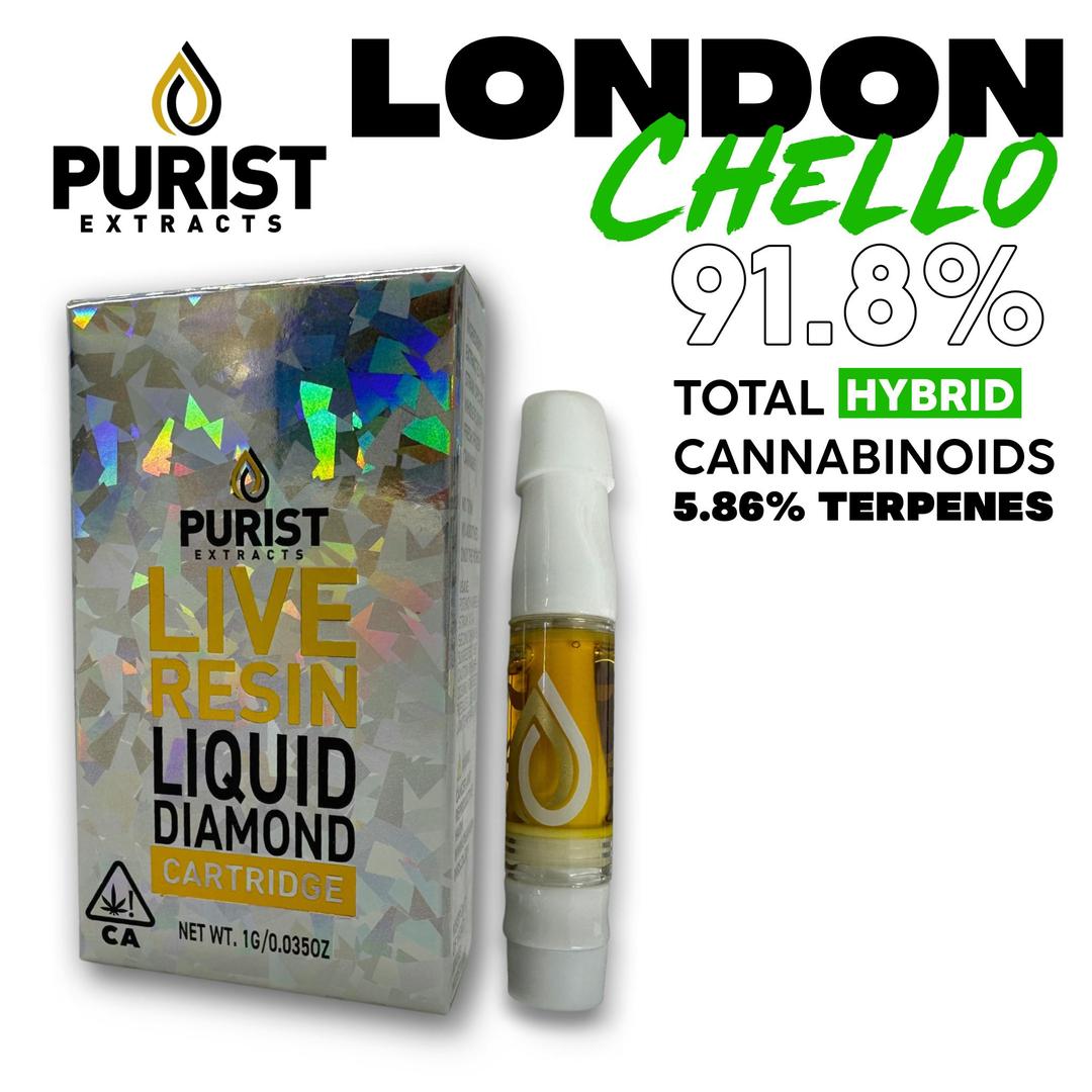 Londonchello Live Resin 1G Cartridge
